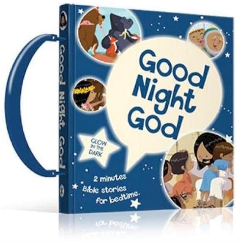 Good Night God Glow-in-the-Dark Board Book - Blue
